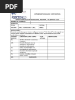 Lista de Cotejo Cuadro Comparativo