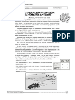 C3 - Multiplicacion y Division de Numeros Enteros