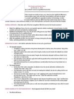 CFE 101 HANDOUT The Passion and Death of Jesus