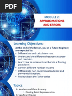 Module 2 Presentation - Approximations and Errors