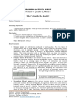 Science 8, Quarter 2, Week 3: Learning Activity Sheet