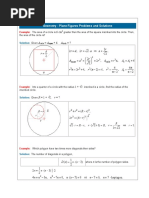 Solved Problems-Plane Figures