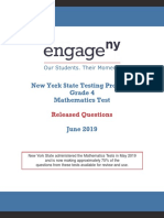 New York State Testing Program Grade 4 Mathematics Test: Released Questions