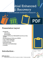 Microbial Enhanced Oil Recoverys