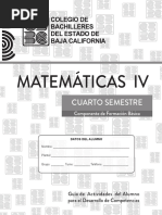 Matemáticas IV 2020