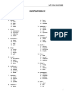 GMST (Verbal) 2: Prediction Module Iup Ugm 2019/2020