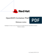 Openshift Container Platform 4.3: Release Notes