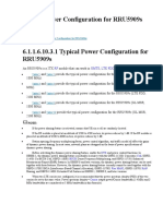 Typical Power Configuration For RRU5909s