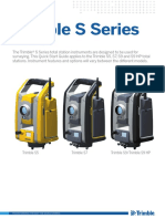 Trimble S Series - Quick Start Guide - English