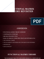 Functional Matrix Theory Revisited: Presented By: DR H M Manisha PG1 Year