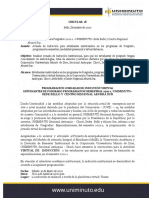 Circular 18 Induccion Posgrados 2021-1