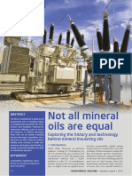 Not All Mineral Oils Are Equal Exploring The History and Tech Behind Mineral Insulating Oils