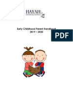 Early Childhood Handbook 2019-2020