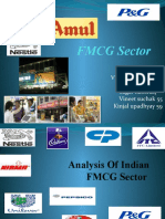 FMCG Sector: Presented By: Vimi Bhanushali 05 Jome Mathew 21 Sagar Hansraaj Vineet Suchak 55 Kinjal Upadhyay 59