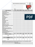 FOR-XXX-SST Inspeccion Preoperacional de Generador Electrico V.0