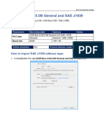 CAN Bus 2.0A/2.0B General and SAE J1939: HMI Setting