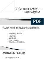 Examen Fisico Del Aparato Respiratorio