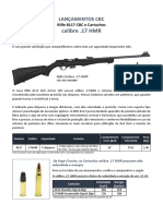 CACs - Carta Lançamento Rifle e Cartucho 17HMR - Ok