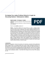 Developing Non-Routine Problems Related To Graphs For Measuring Students' Mathematical Abilities