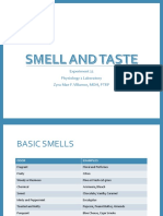 Experiment 11 - Smell and Taste