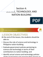 Section 4: Science, Technology, and Nation-Building