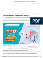 Canal Tradicional y Canal Moderno