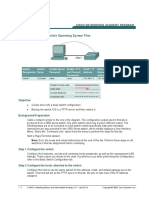 Lab 6.2.7a Managing Switch Operating System Files: Objective