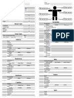 Deadlands - Character Sheet (Custom)