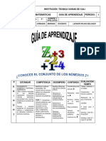 Guía Septimo Matemáticas Leonor Por Semanas