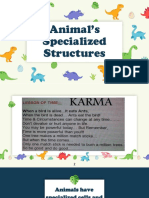 1.1 Animal's Specialized Structures