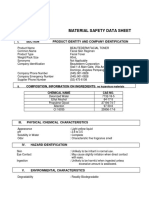 Material Safety Data Sheet-Beautederm Toner New