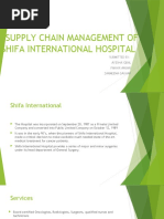 Supply Chain Management of Shifa International Hospital