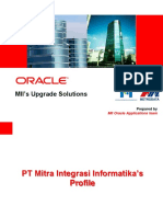 MII Oracle Upgrade Portfolio v10