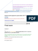 MECH3301 Final Exam