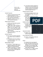 Review 2 Plane - Analytic Geometry