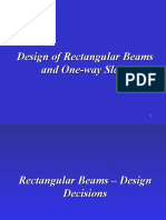 Design of Rectangular Beams and One-Way Slabs