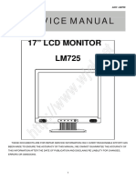 Service Manual: 17" LCD Monitor LM725