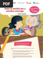 Aprendamos Todos A Leer Fasciculo 2 Toda La Familia Lee y Escribe Conmigo