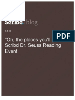 "Oh, The Places You'll Go!": Scribd Dr. Seuss Reading Event, Scribd Blog, 3.1.10