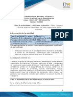 Guía de Actividades y Rubrica de Evaluación - Paso - 2 - Modelar y Simular Sistemas Industriales - Con Base - Programacion Lineal Dinamica.