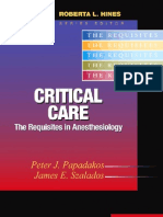 Critical Care Anesthesia