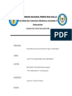 Monografia Especializacion Propedeuticos Del Pensamiento Logico Matematico