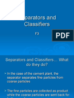 F3 Seperators and Classifiers