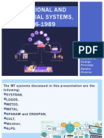 Operational and Commercial Systems, 1976-1989