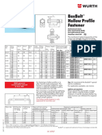 Boxbolt Hollow Profile Fastener: Galvanized Steel, Blue Passivated (A2K) Hot-Galvanized Steel Stainless Steel A4