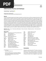 Edible Vaccines: Promises and Challenges: Vrinda M Kurup Jaya Thomas