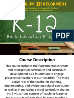 Lesson 1a - Curriculum in Schools