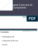 Hydrological Cycle and Its Components