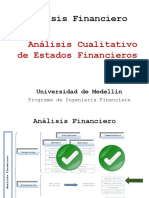 Análisis Cualitativo Estados Financieros