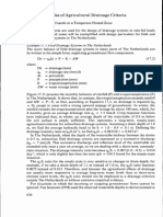 Examples Agricultural Drainage Criteria: Example 17.1 Field Drainage Systems in The Netherlands